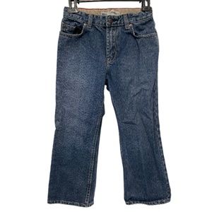 Gap Original Straight Fit Denim Jeans with Adjustable Elastic Waist Size 6H